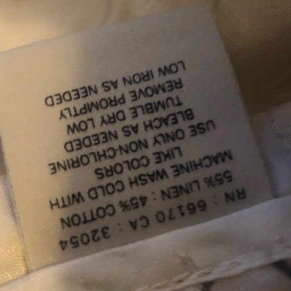 Anthropologie Linen/Cotton Shorts - Size 8 - Picture 6 of 7